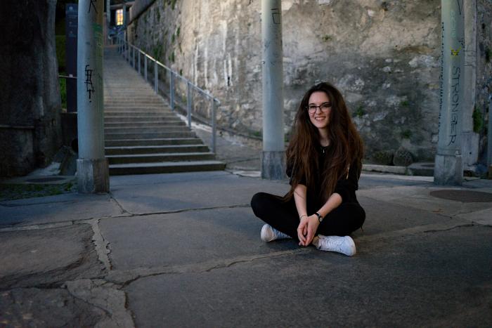 Fotoshooting mit Veronica Fusaro beim Schloss Thun
