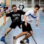 Schul-Unihockeyturnier in der Turnhalle Chrümig in Wimmis von mehreren Schulen wie Thierachern, Reutigen...
